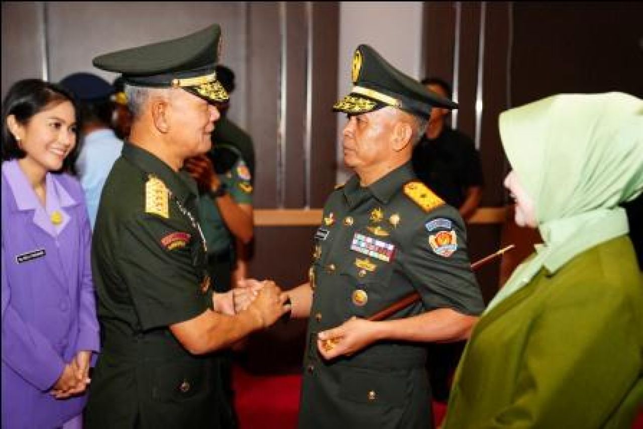 Laporan Korps Kenaikan Pangkat (Kenkat) 41 Perwira Tinggi TNI