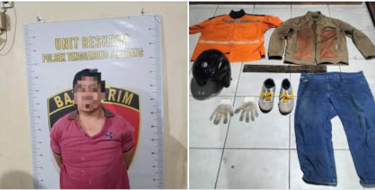 Pelaku pencurian dan penganiayaan di Desa Manunggal Jaya