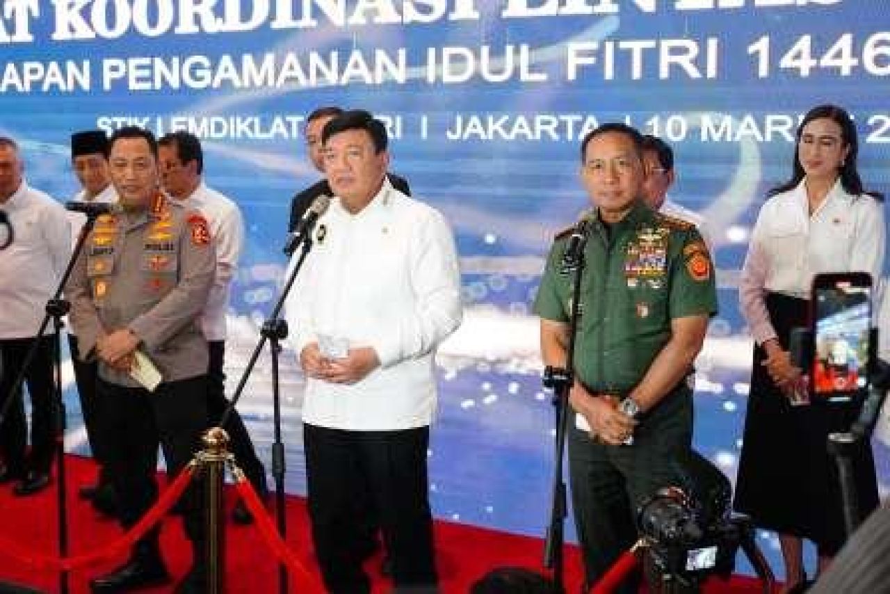 Rapat Koordinasi Lintas Sektoral dalam rangka kesiapan pengamanan Idul Fitri