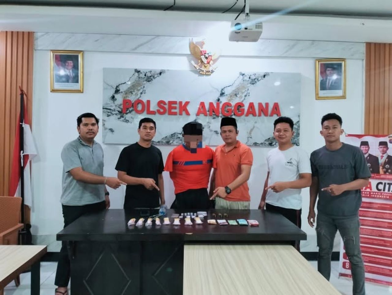 Pengedar narkotika jenis sabu-sabu di Desa Muara Pantuan