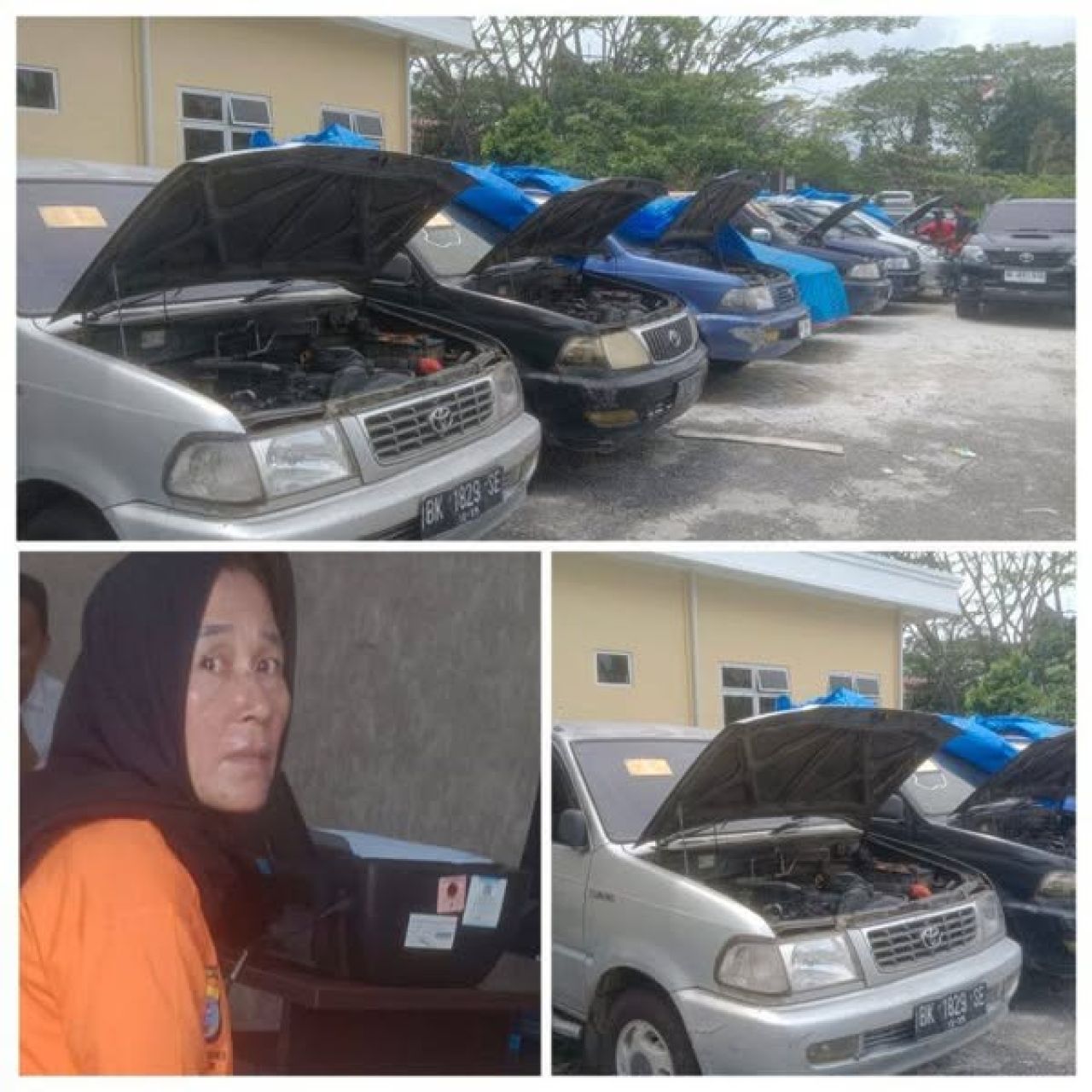 Pelaku penggelapan mobil rental