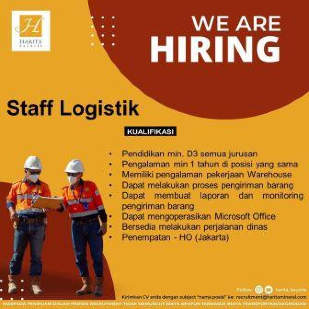 Lowongan kerja di PT Cita Mineral Investindo Tbk