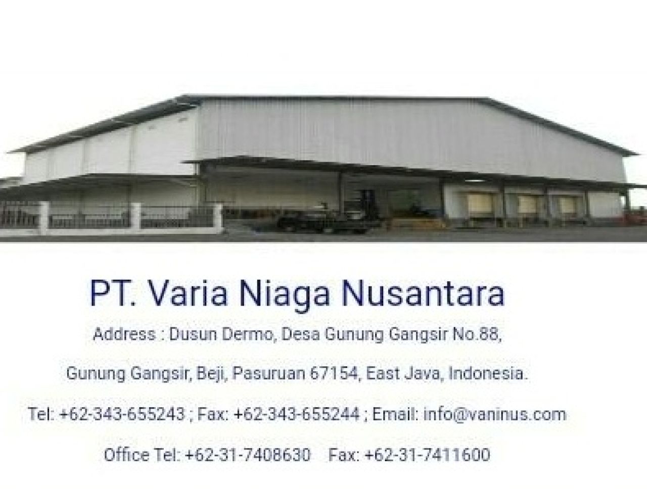 PT Varia Niaga Nusantara