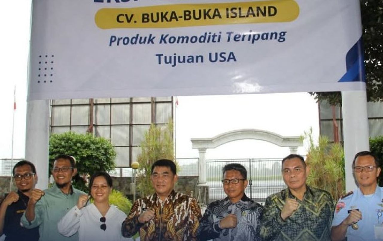 Pelepasan ekspor teripang susu putih