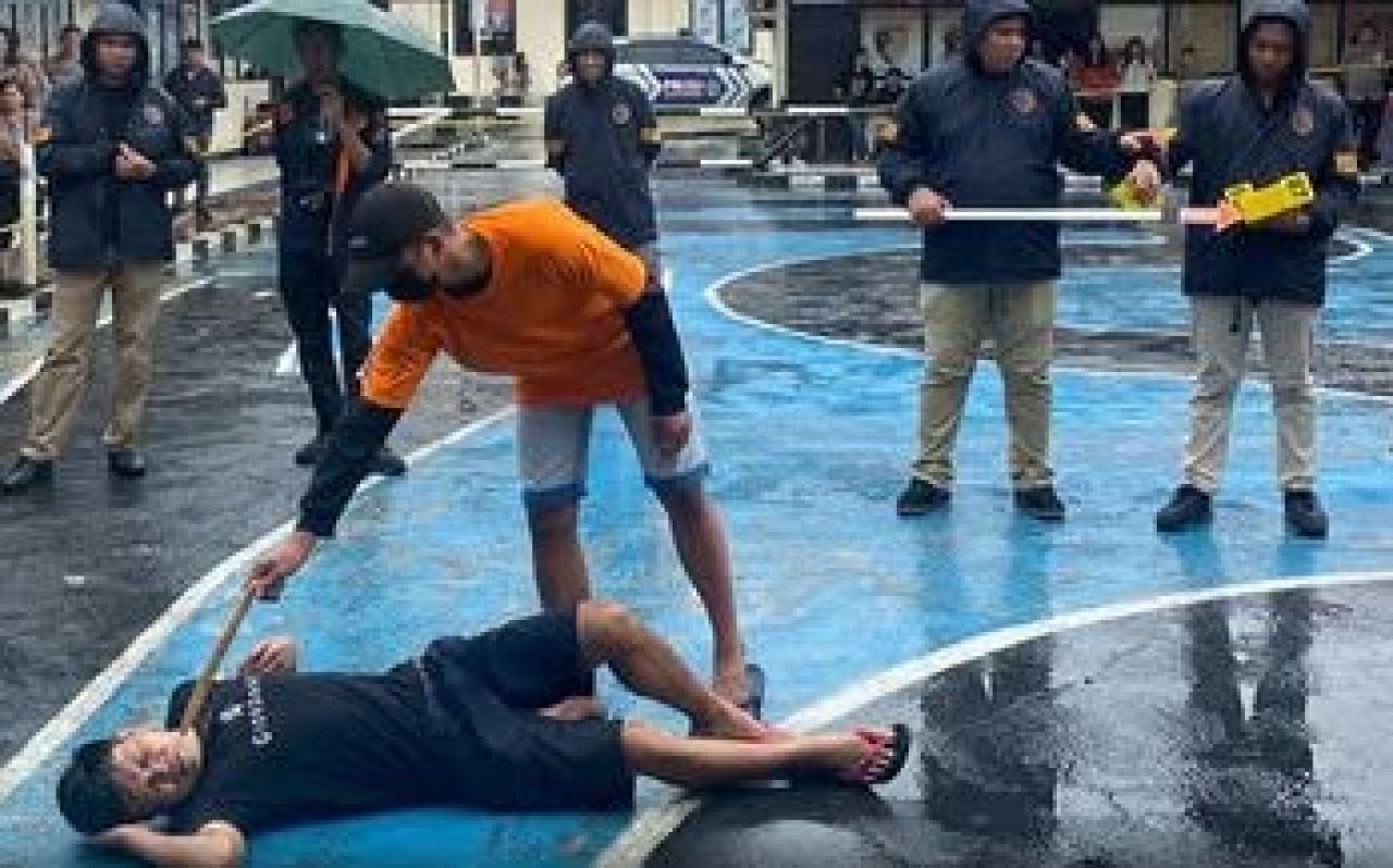 Rekonstruksi kasus pembunuhan