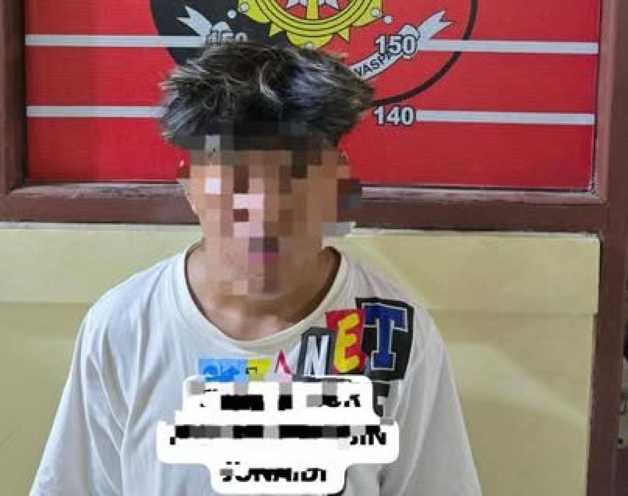 Pelaku yang diamankan inisial NR