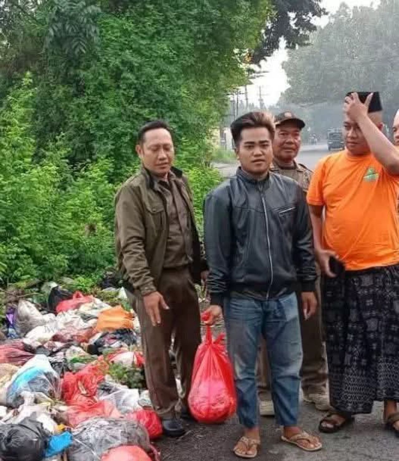 Achmad Gufron saat ditangkap warga