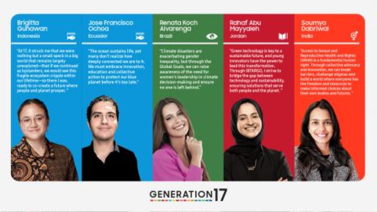 5 Young Leaders selected to Generation17