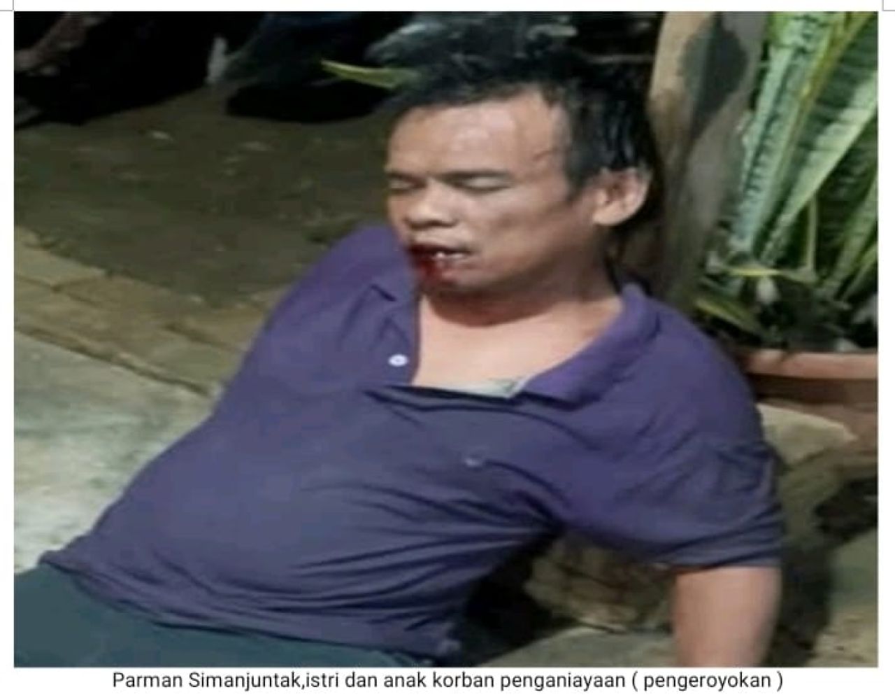 Parman Simanjuntak jadi korban penganiayaan