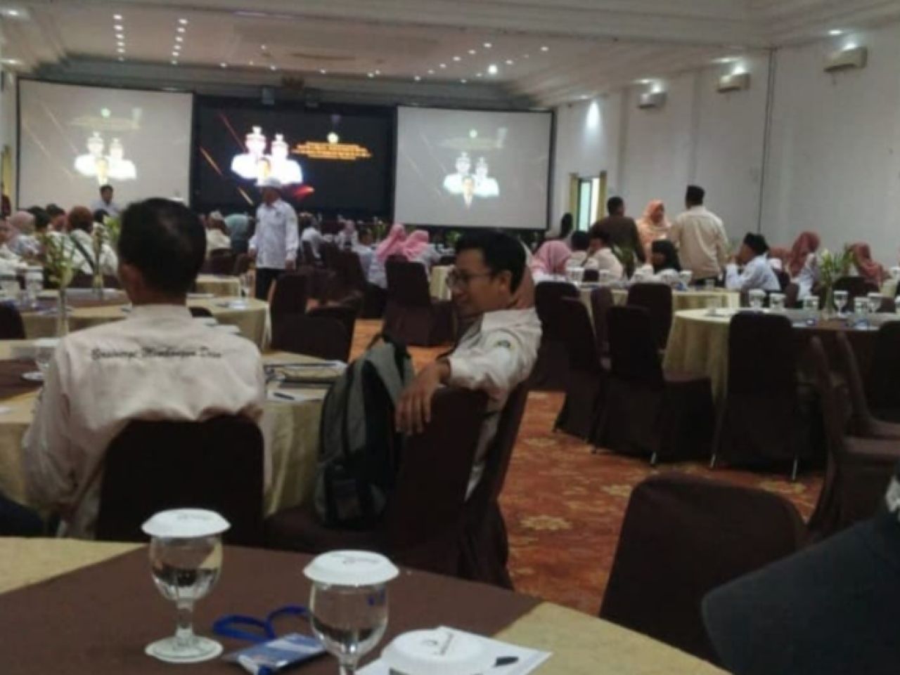 Suasana sebelum acara bimtek dimulai di Jambuluwuk