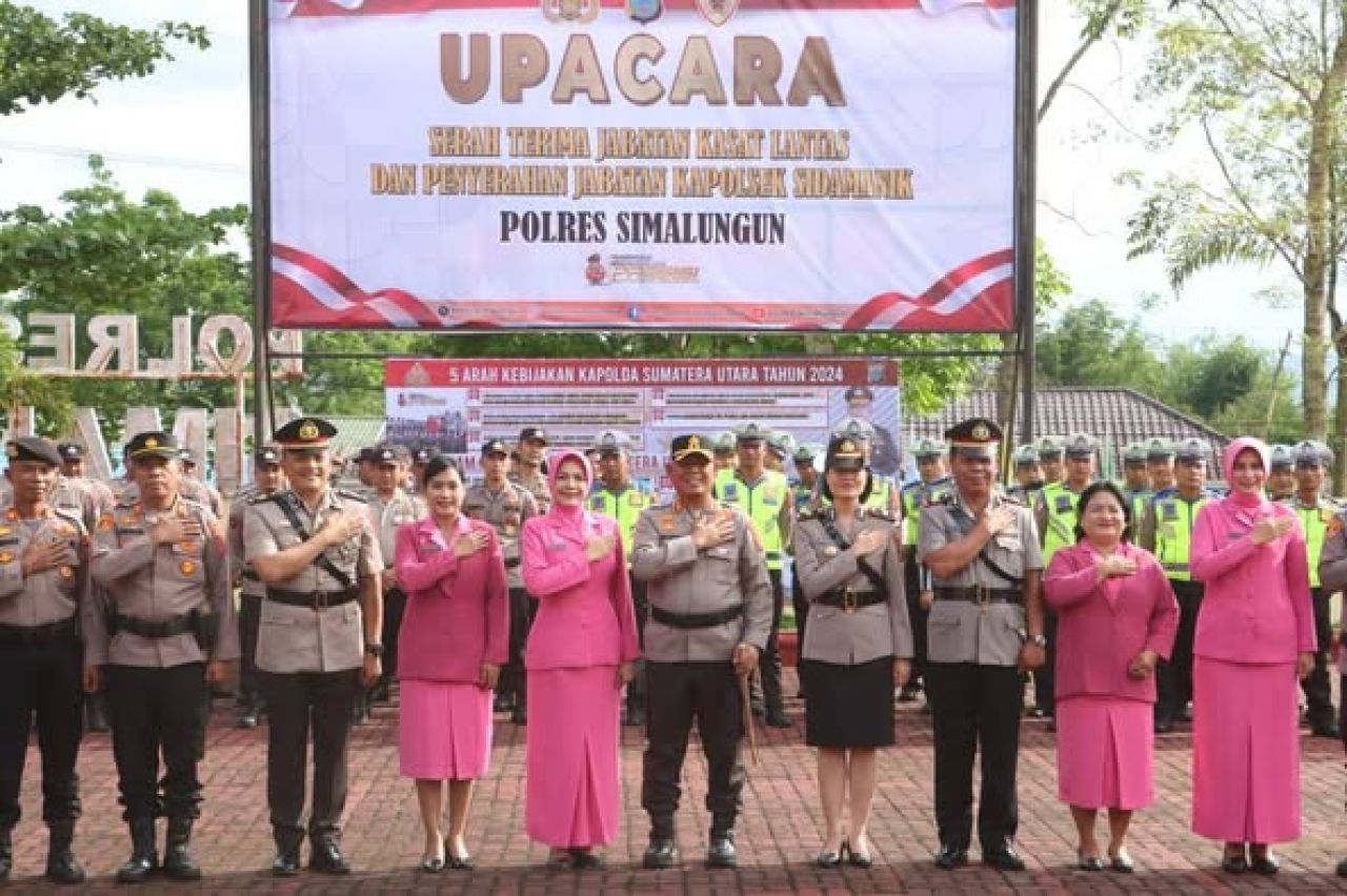 Sertijab di Polres Simalungun