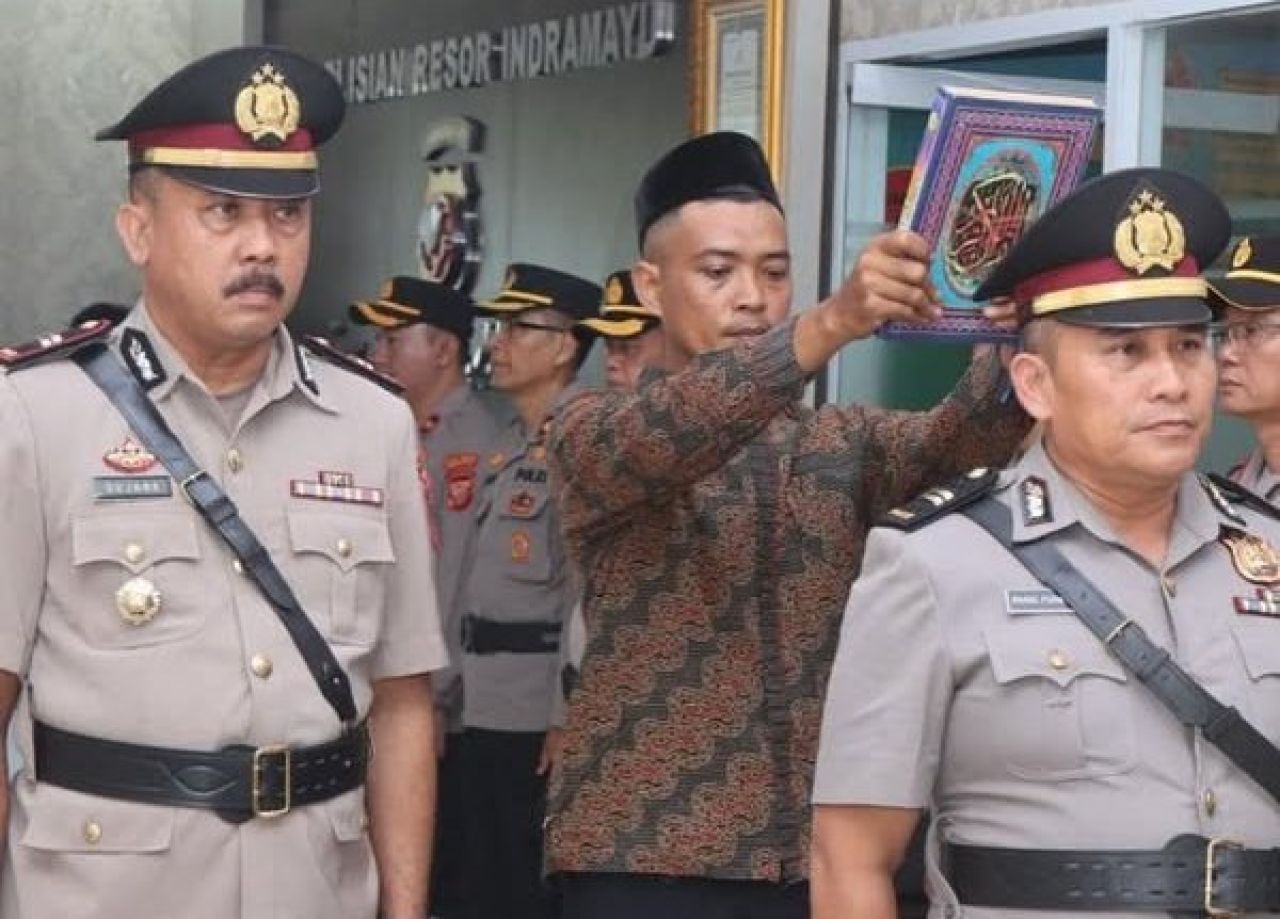 Sertijab Kapolsek Cikedung