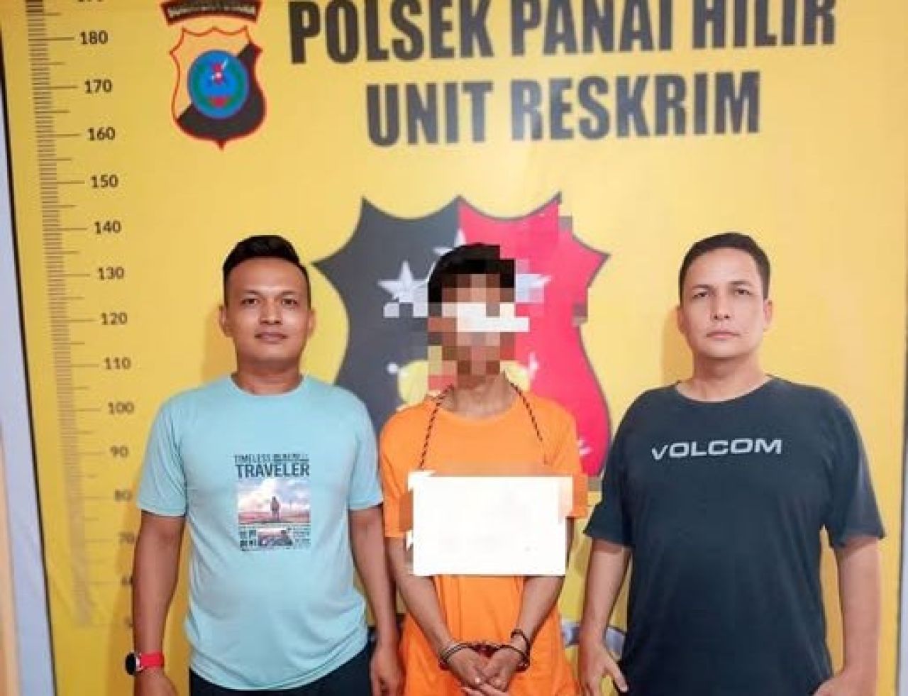 Pelaku begal yang beraksi di Kelurahan Sei Berombang