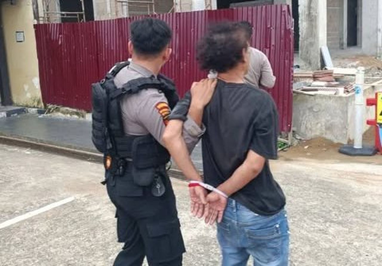 Terduga pelaku yang diketahui berinisial S.O