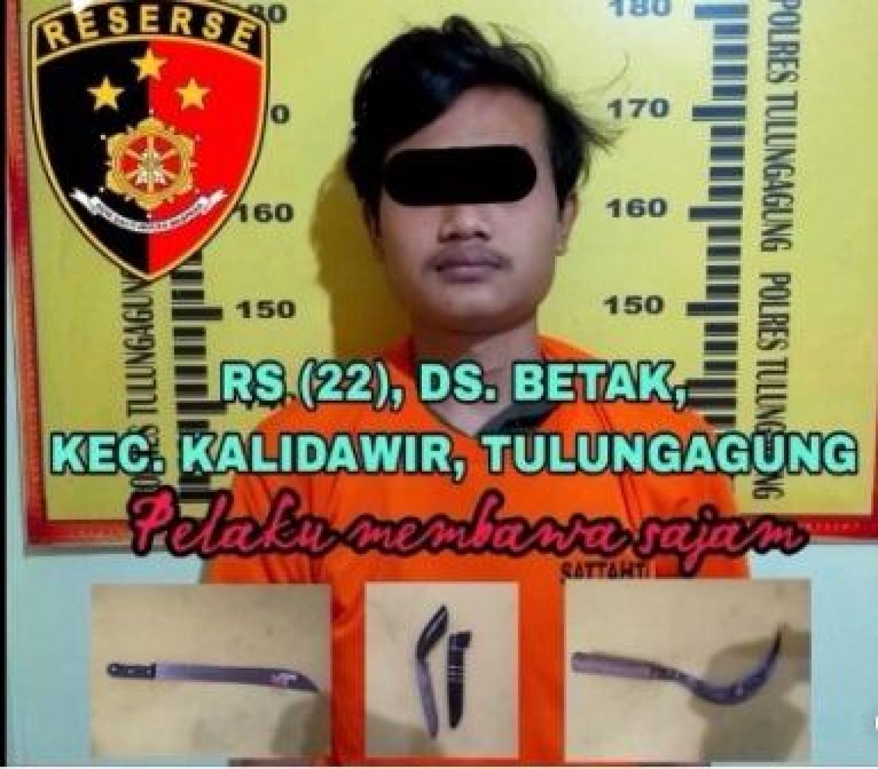 Pria berinisial RS