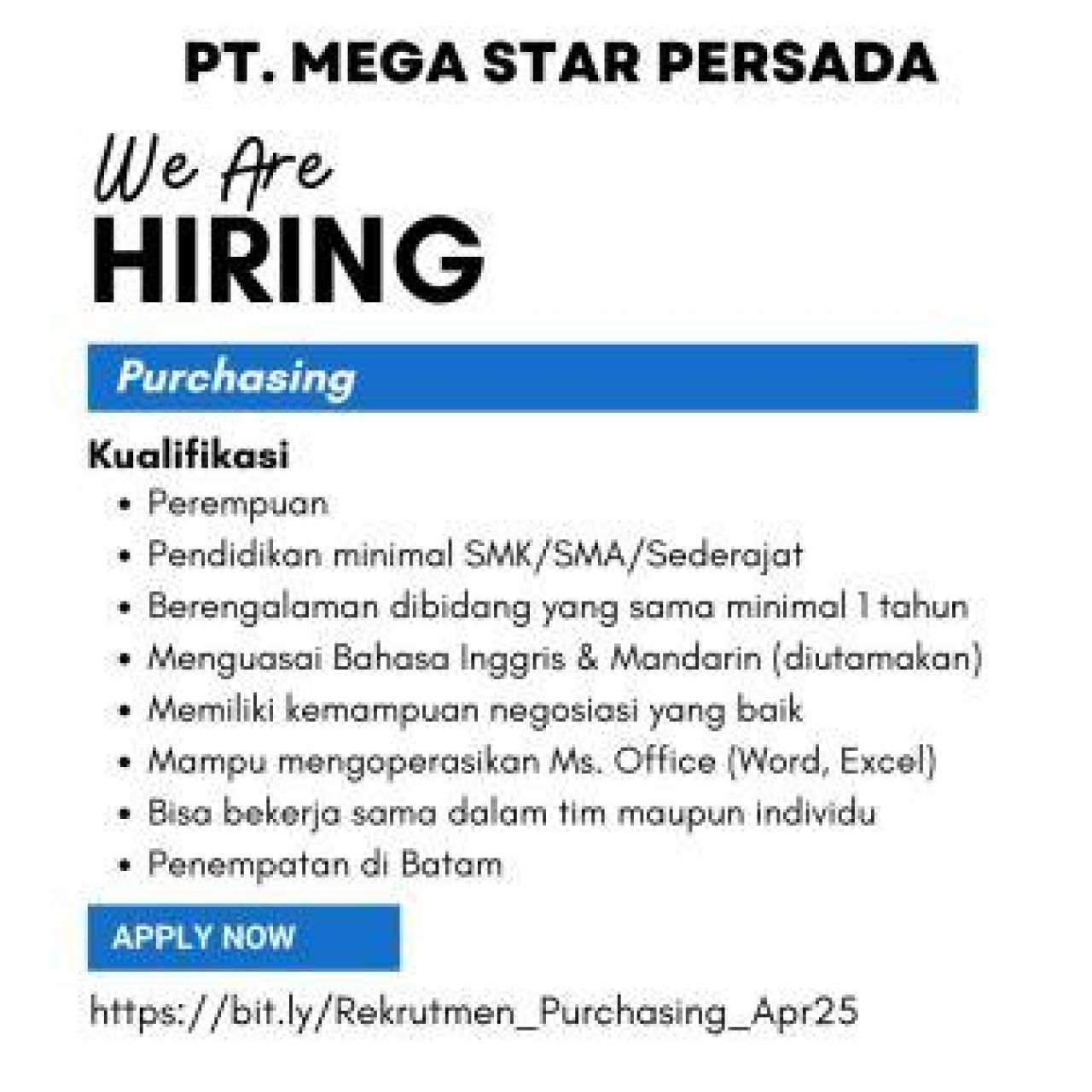 PT Mega Star Persada