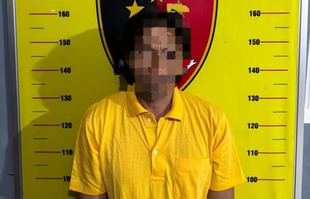 Salah satu pelaku pencurian di kawasan industri milik PT Pertamina EP