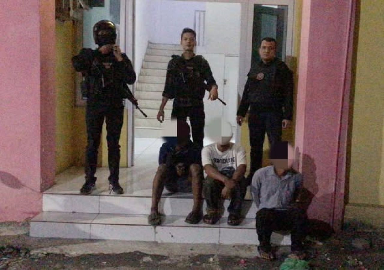 Penangkapan pelaku pungli di Simpang Kawasan Industri Medan