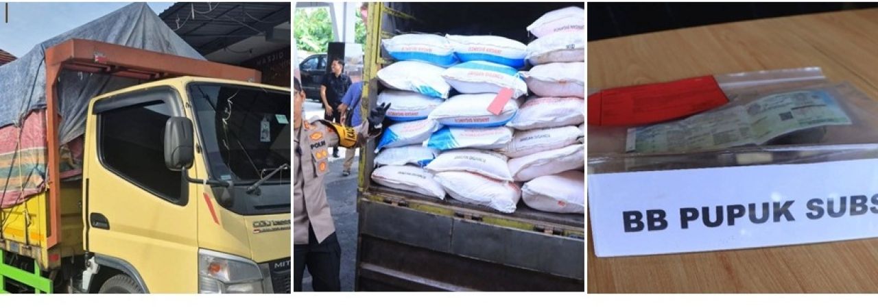Pupuk subsidi yang diselundupkan