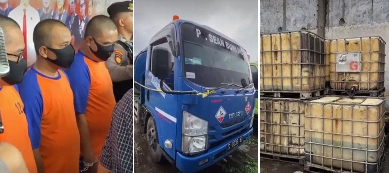 3 pelaku BBM ilegal dan barang bukti