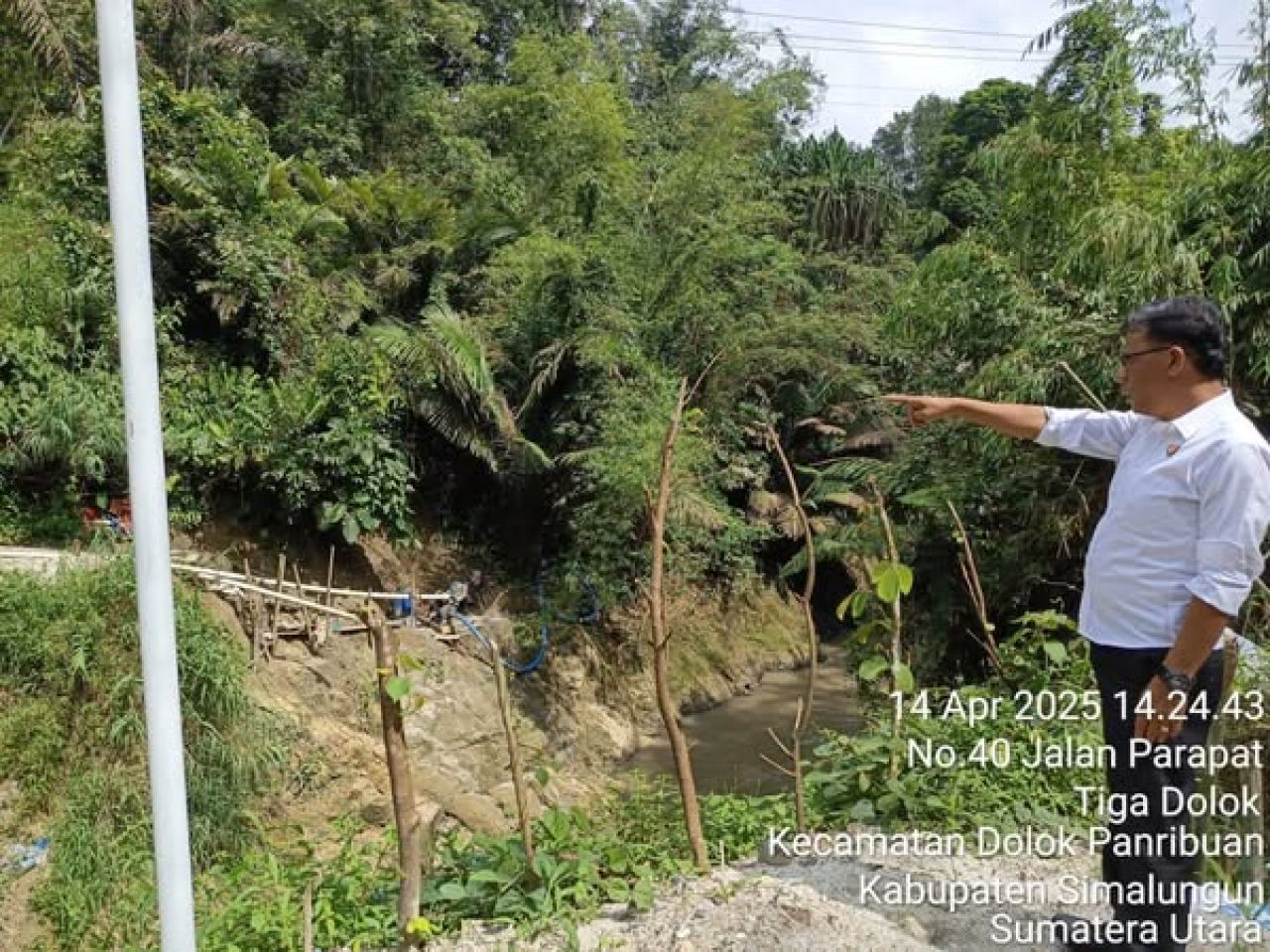 Tambang pasir ilegal di Dolok Panribuan