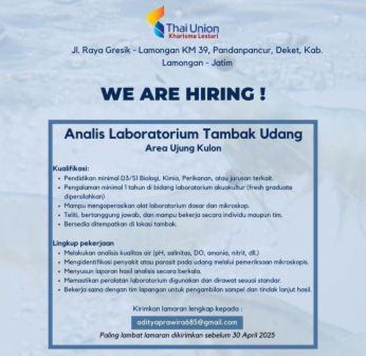 Thai Union Kharisma Lestari