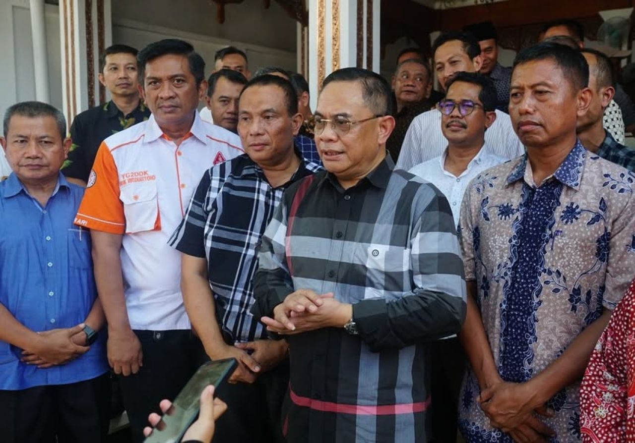 Husaini saat konpers