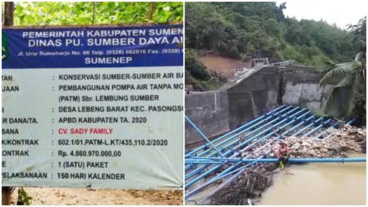 Pembangunan Pompa Air Tanpa Motor (PATM) Sumber Lembung Somber