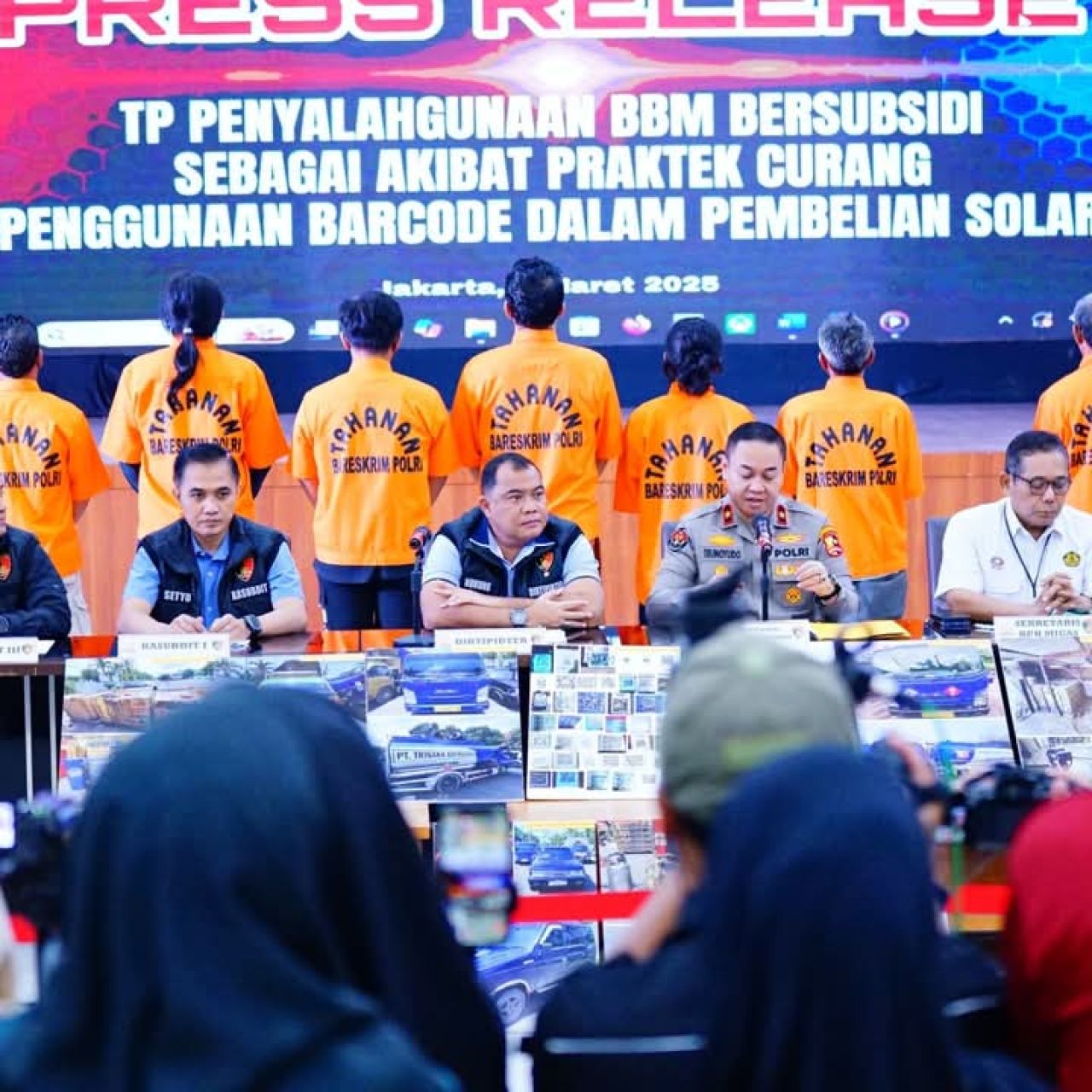 Dirtipidter memimpin konpers penyelewengan BBM subsidi