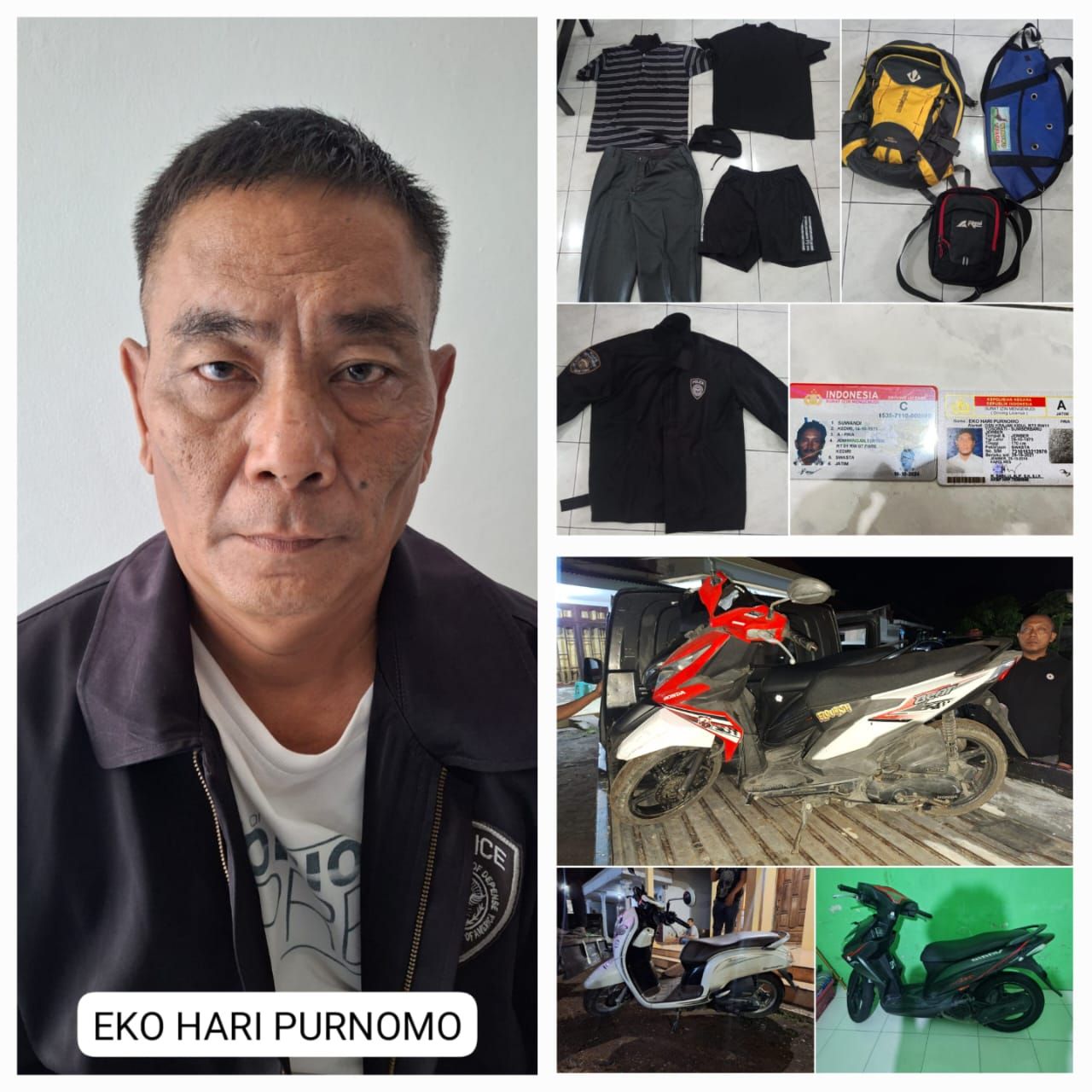 Pelaku inisial EC