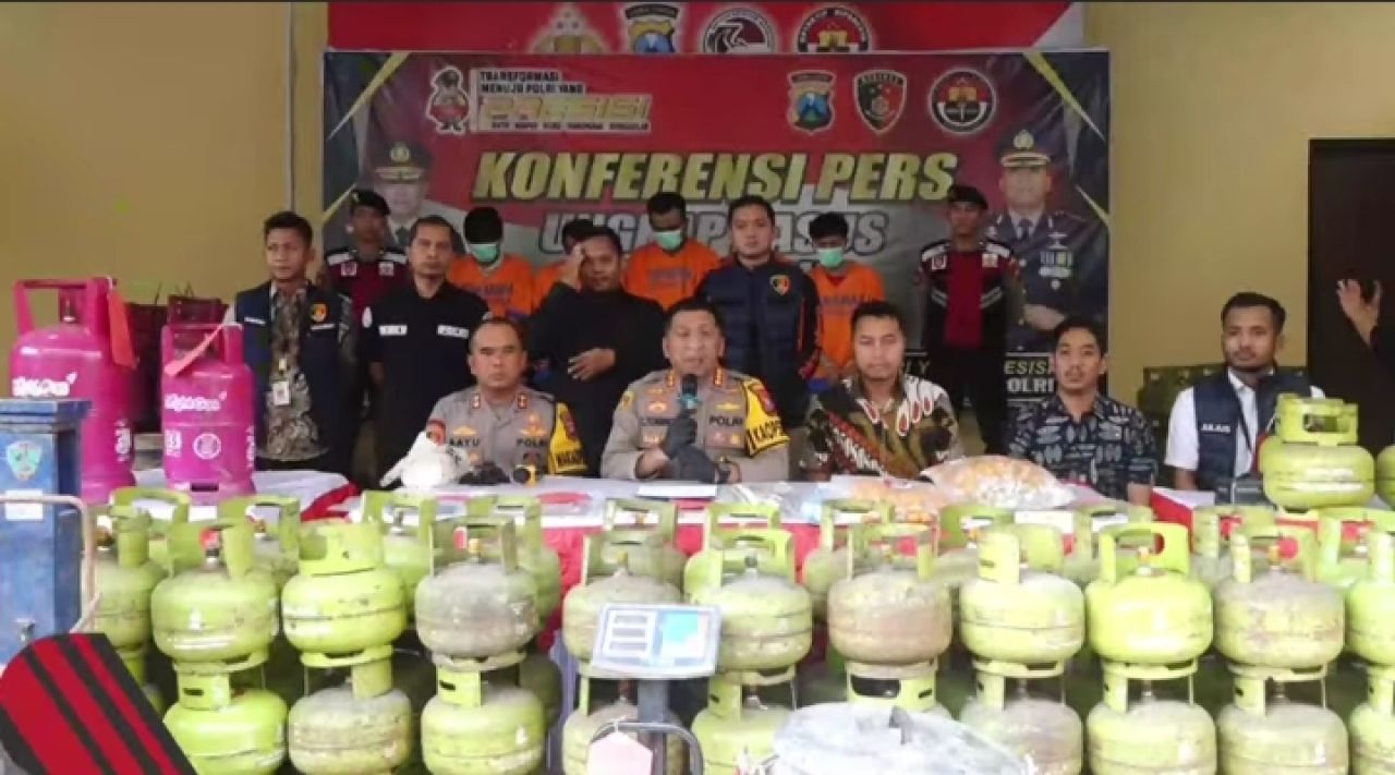 Konpers kasus oplos LPG subsidi ke non subsidi