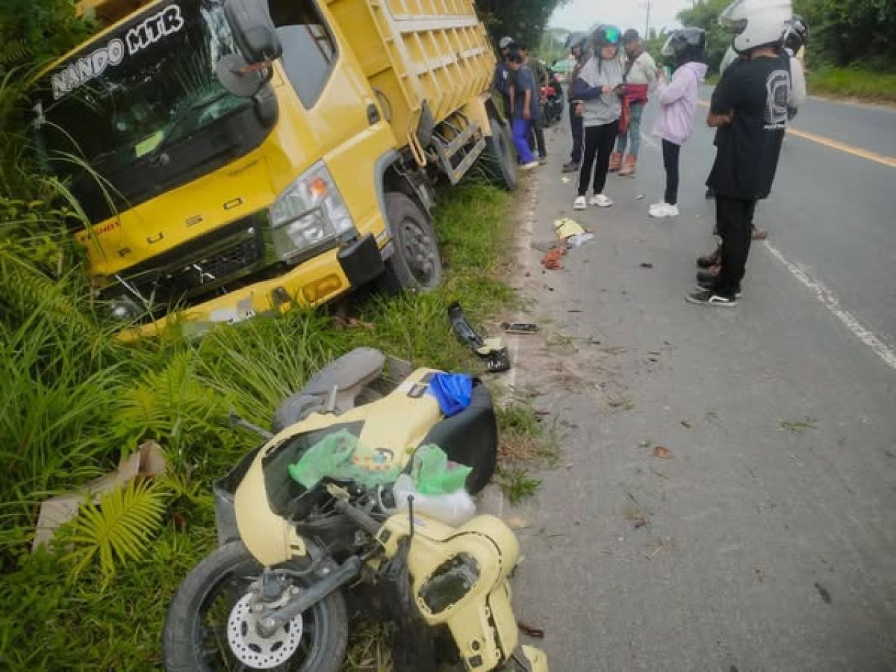 Kecelakaan di Jalan Soekarno Hatta