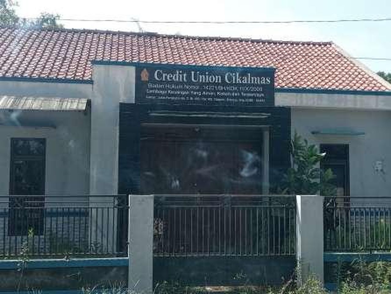 Koperasi CU Cikalmas sudag tidak beroperasi lagi