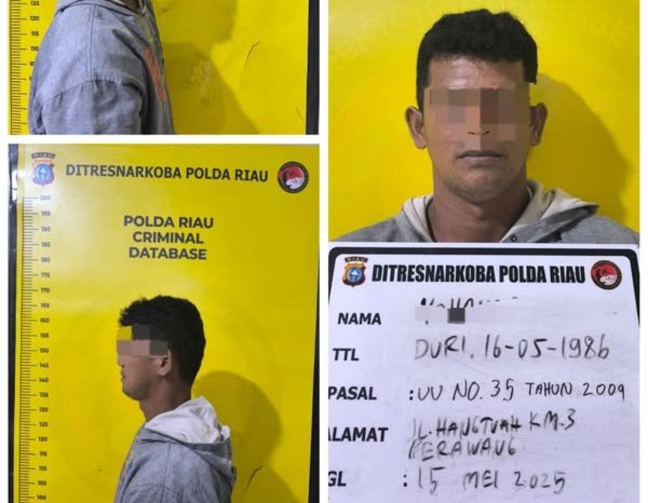 eorang pria berinisial Y