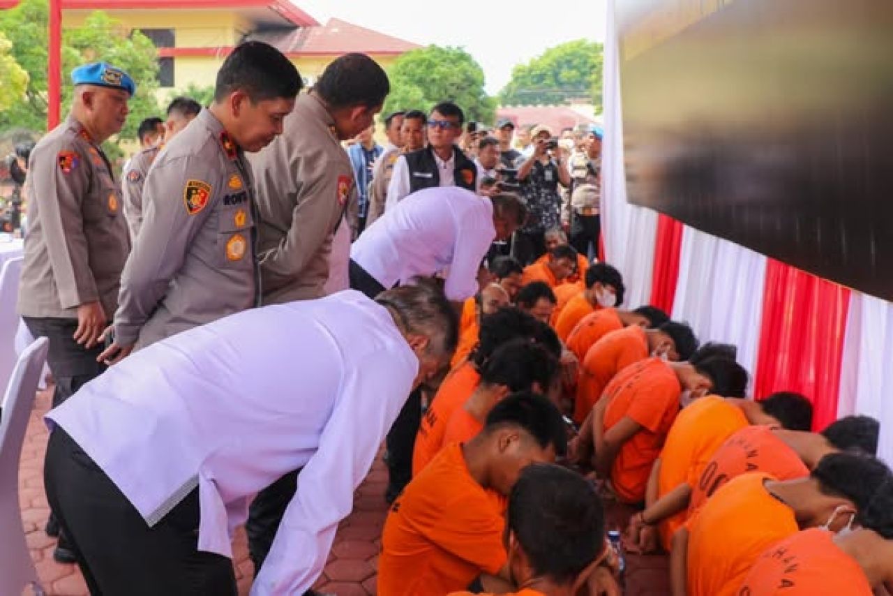 Pelaku yang ditangkap Polda Sumut