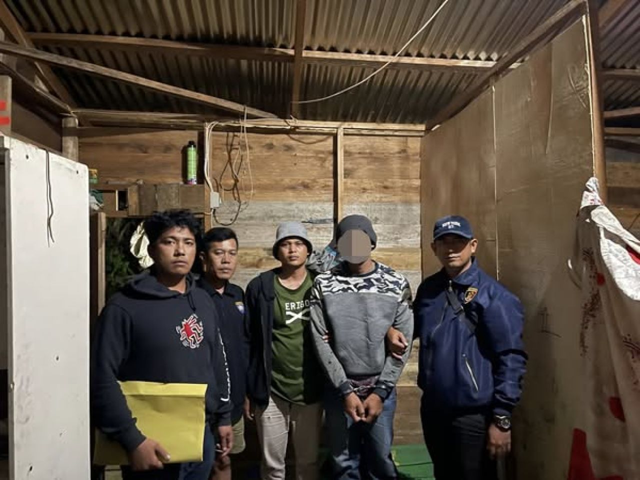 Polres Pakpak Bharat berhasil meringkus pria berinisial AB