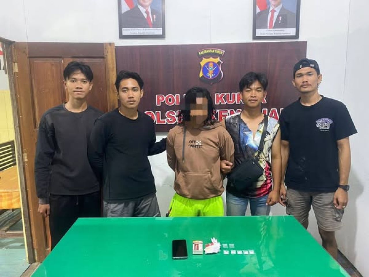 J ditangkap oleh Polsek Kenohan