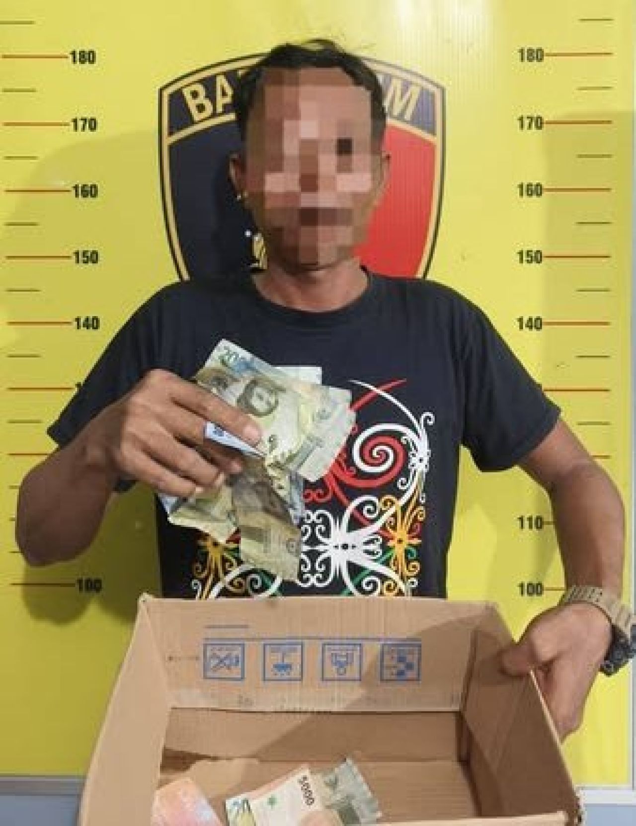 Pelaku inisial PI dan barang bukti