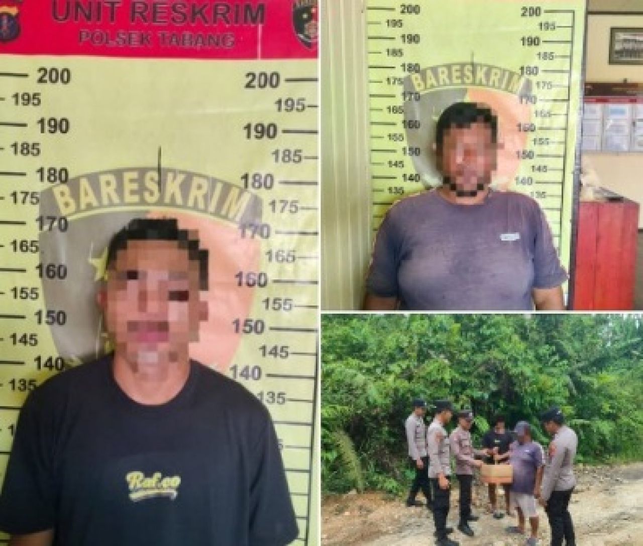 2 pelaku pungli dan barang bukti