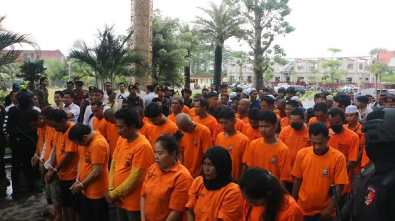 135 preman yang dijadikan tersangka