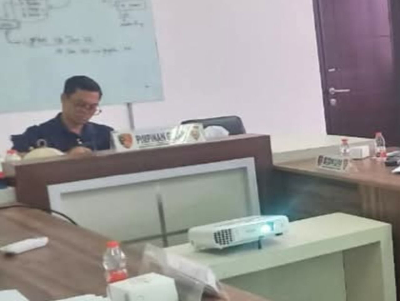 Kabag Wassidik Ditreskrimum Polda Jatim saat gelar perkara