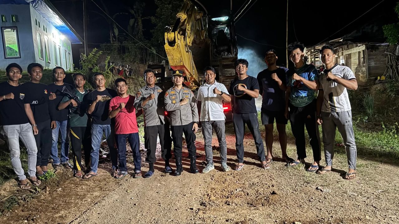 Kapolres Solok Selatan dan jajarannya