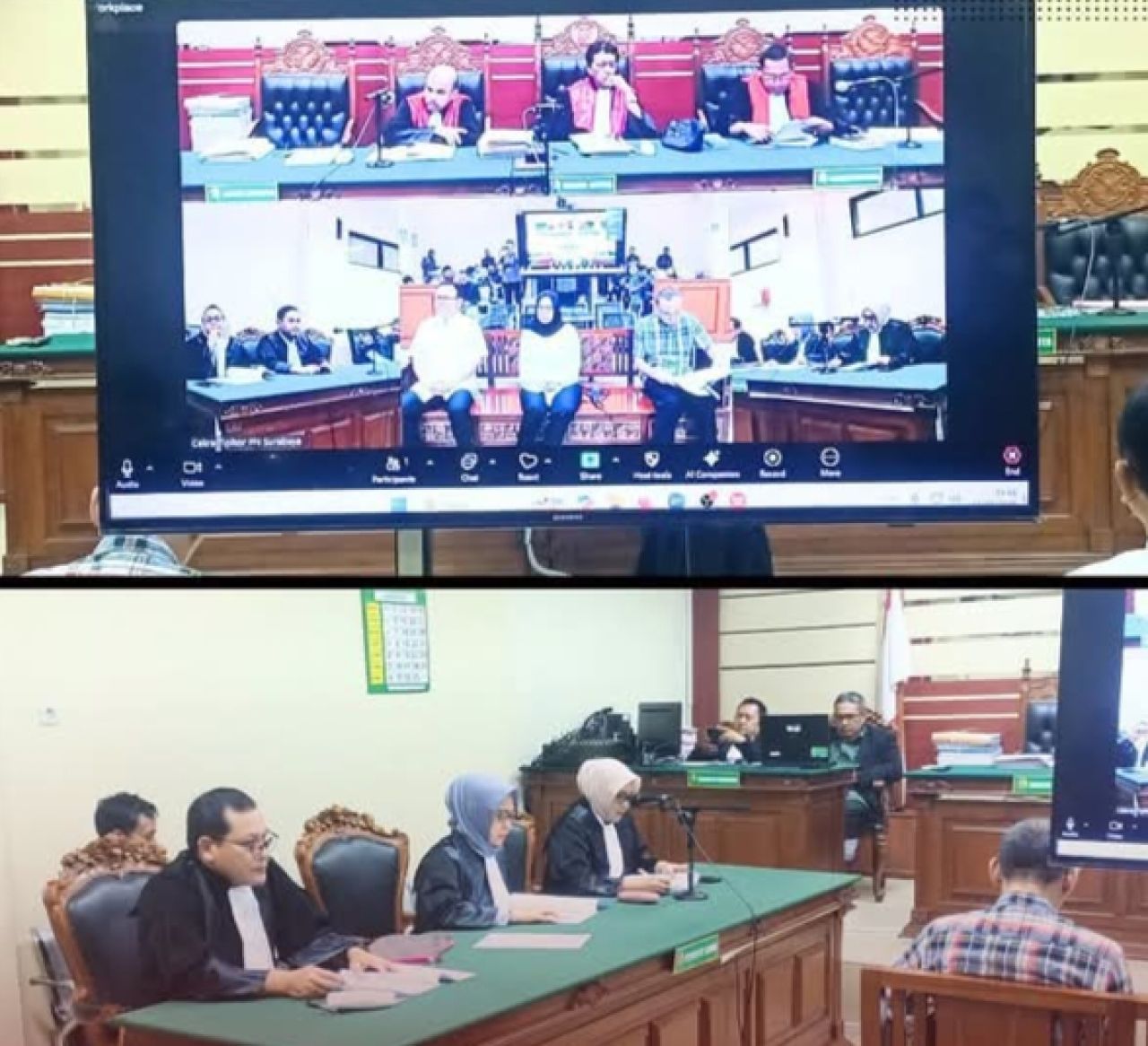 Sidang kasus PT INKA dengan Terdakwa Tri Natalina