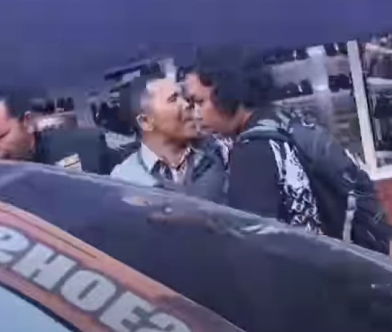 Oknum LSM saat ditangkap