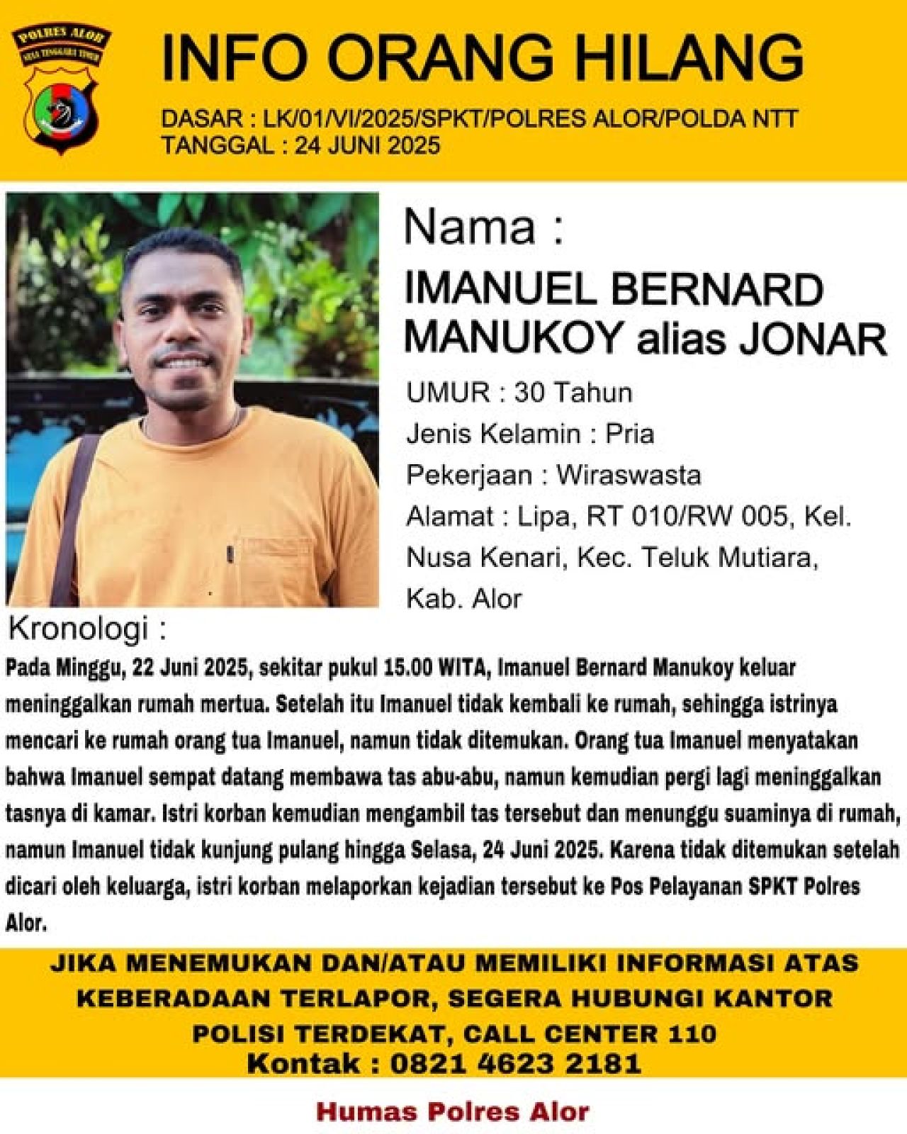 Imanuel Bernard Manukoy