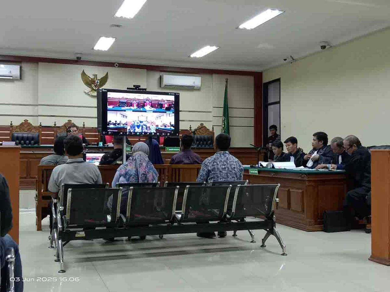 7 saksi di persidangan perkara dugaan pungli PTSL Desa Trosobo