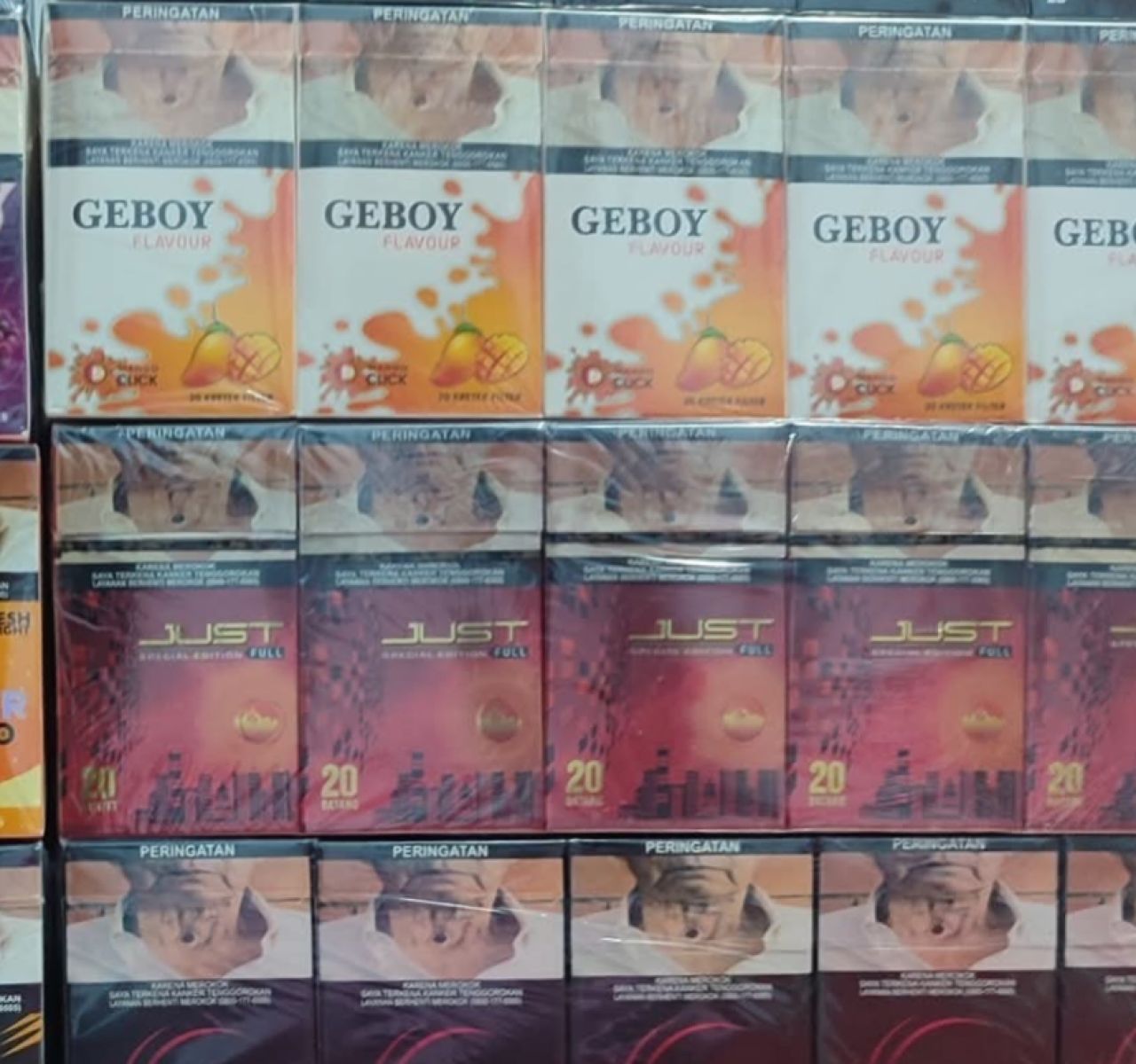 Rokok merk Geboy