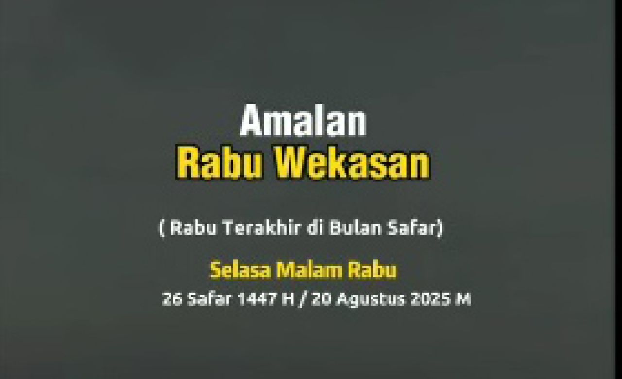 Amalan dan Doa Rabu Wekasan