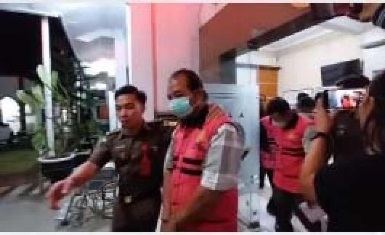 Para tersangka dalam kasus program PTSL