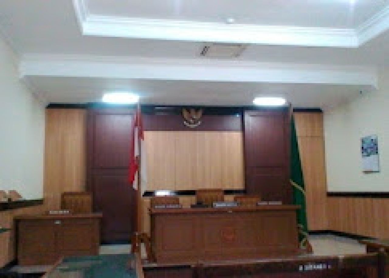 Ruang sidang Pengadilan Negeri Gresik